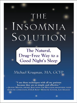 cover image of The Insomnia Solution
